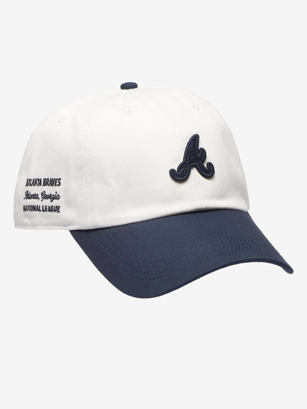 New 47 Brand Braves Contemporary 47 Clean Up Hat